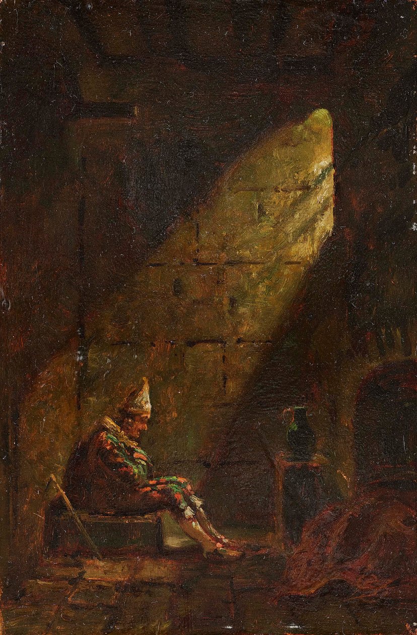 Askeonsdag, ca 1860. av Carl Spitzweg