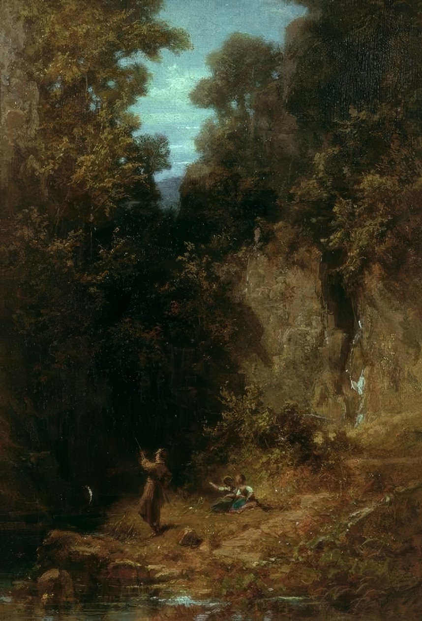 Fiskeren av Carl Spitzweg