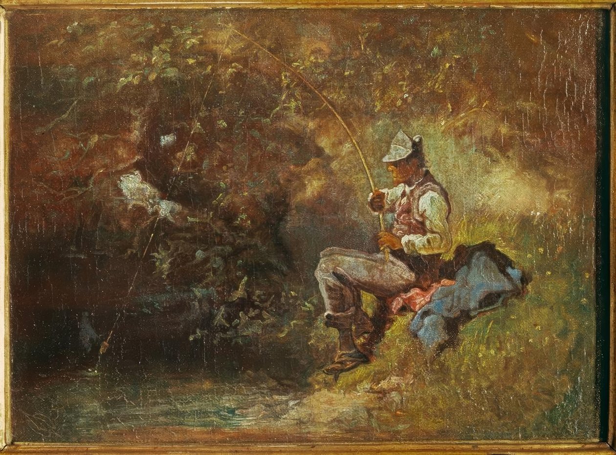 Fiskeren av Carl Spitzweg