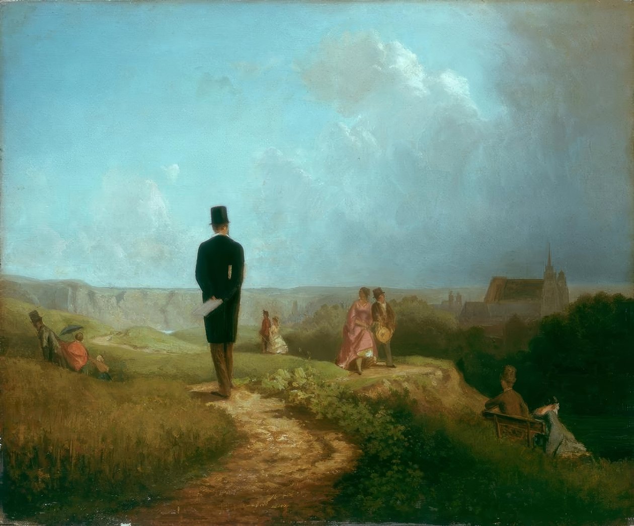 Der Hagestolz av Carl Spitzweg