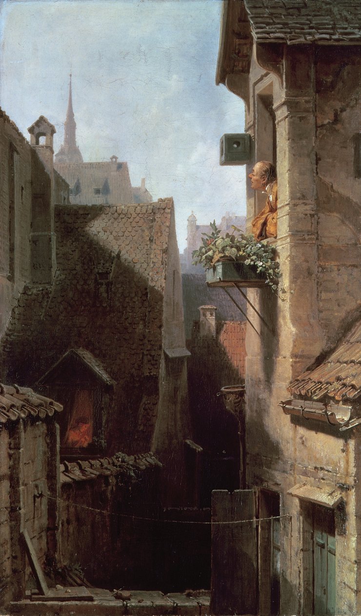 Den hypokonderiske av Carl Spitzweg