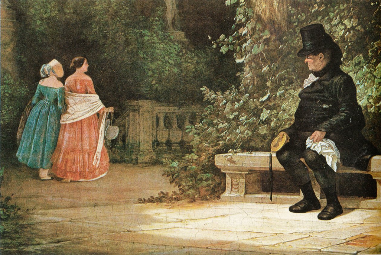 Enkemannen av Carl Spitzweg
