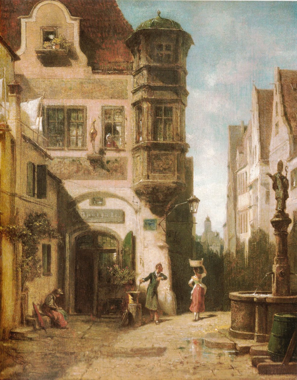 Den foreløpige i kjærlighet av Carl Spitzweg