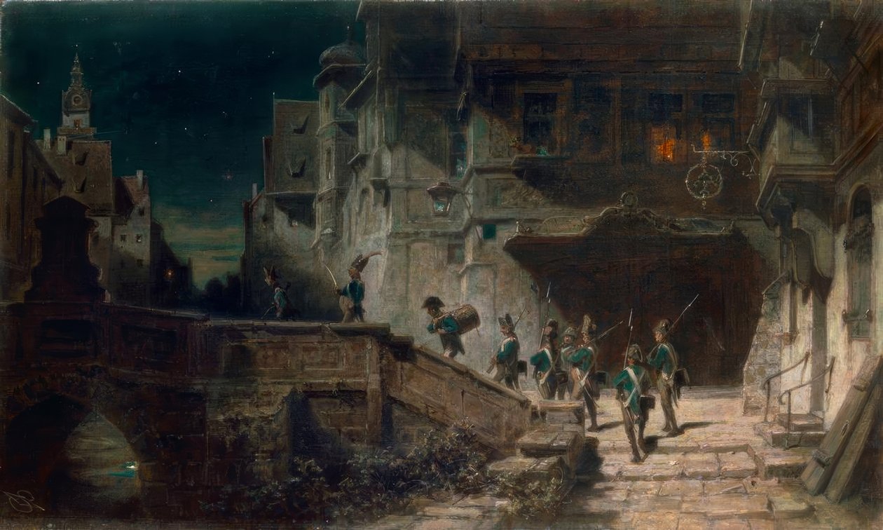 Scharwache av Carl Spitzweg