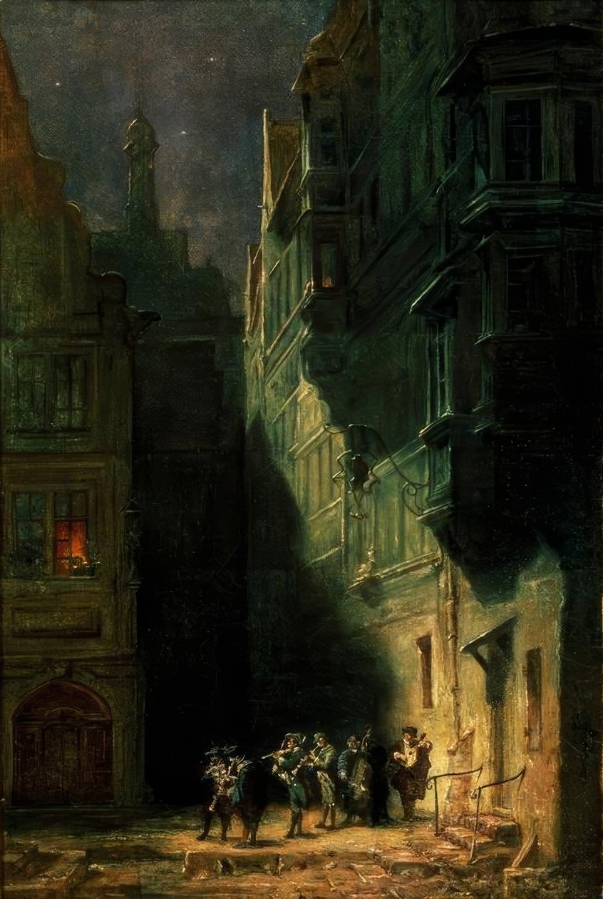 Serenade av Carl Spitzweg