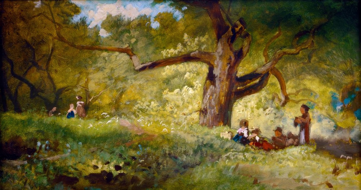 I skogen av Carl Spitzweg