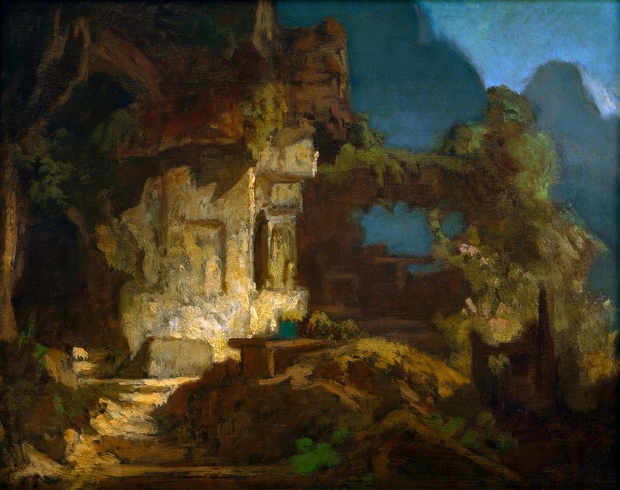 Kapell på berget av Carl Spitzweg