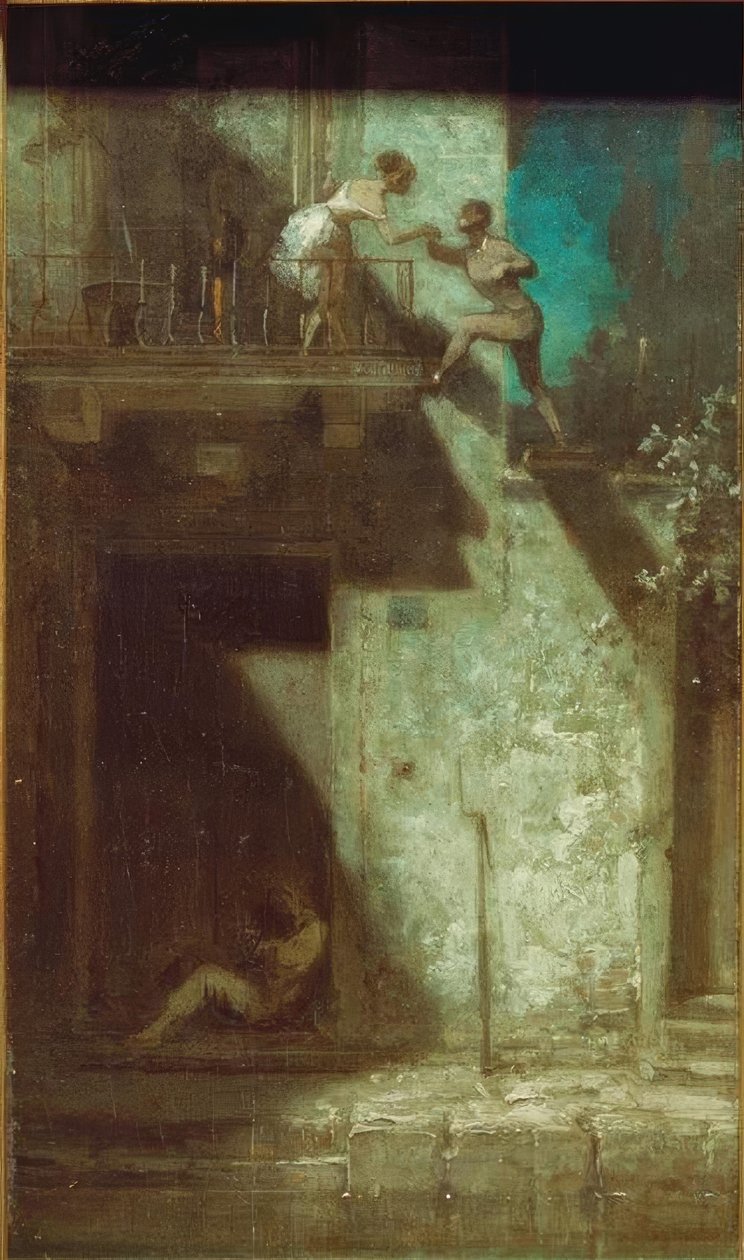 Nattlig møte av Carl Spitzweg