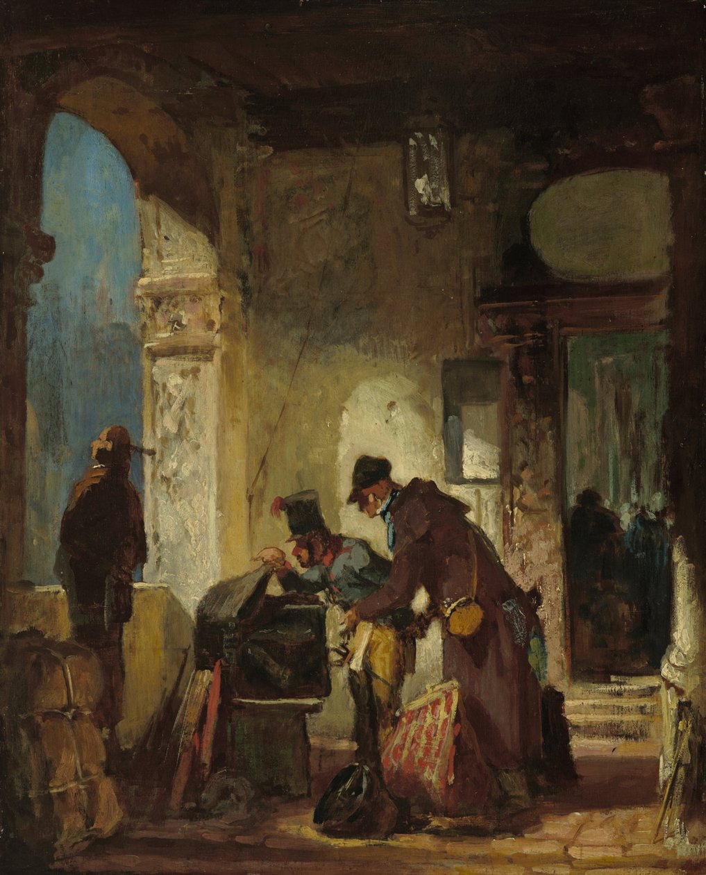 Pavelig tollrevisjon av Carl Spitzweg