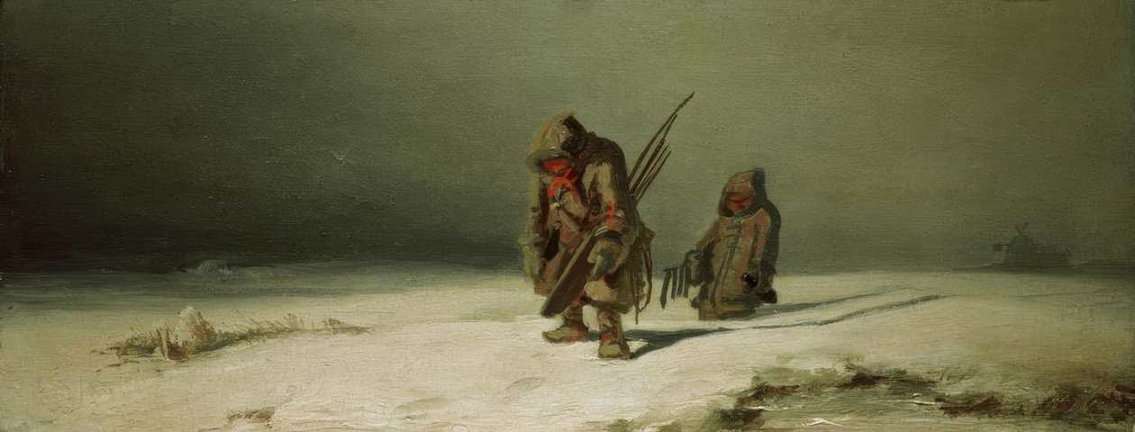 Polargegend (Eskimoene) av Carl Spitzweg