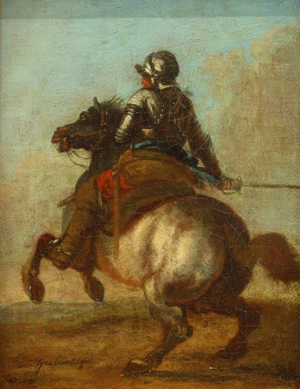 Ridesportrett av Carl Spitzweg