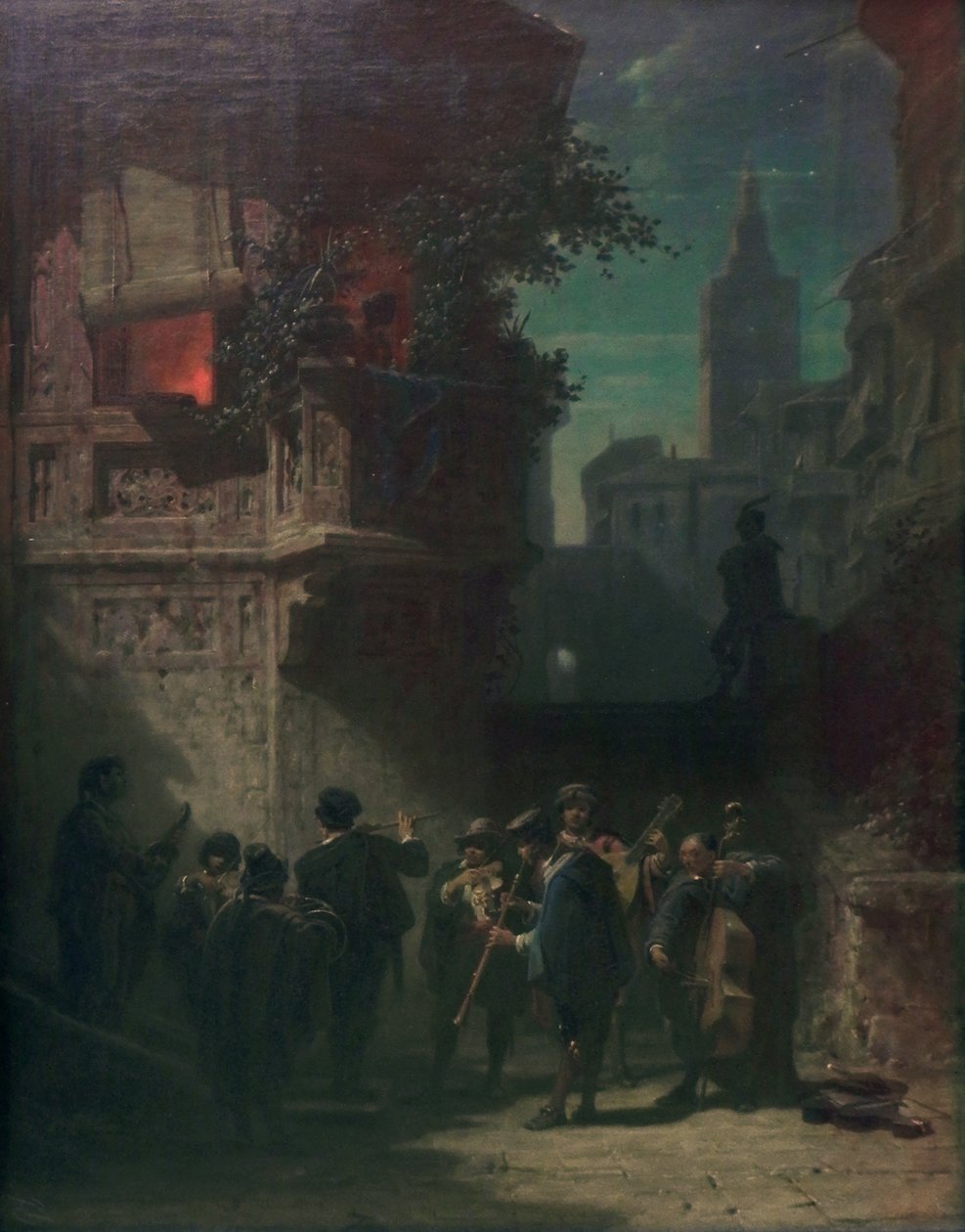 Spansk serenade av Carl Spitzweg