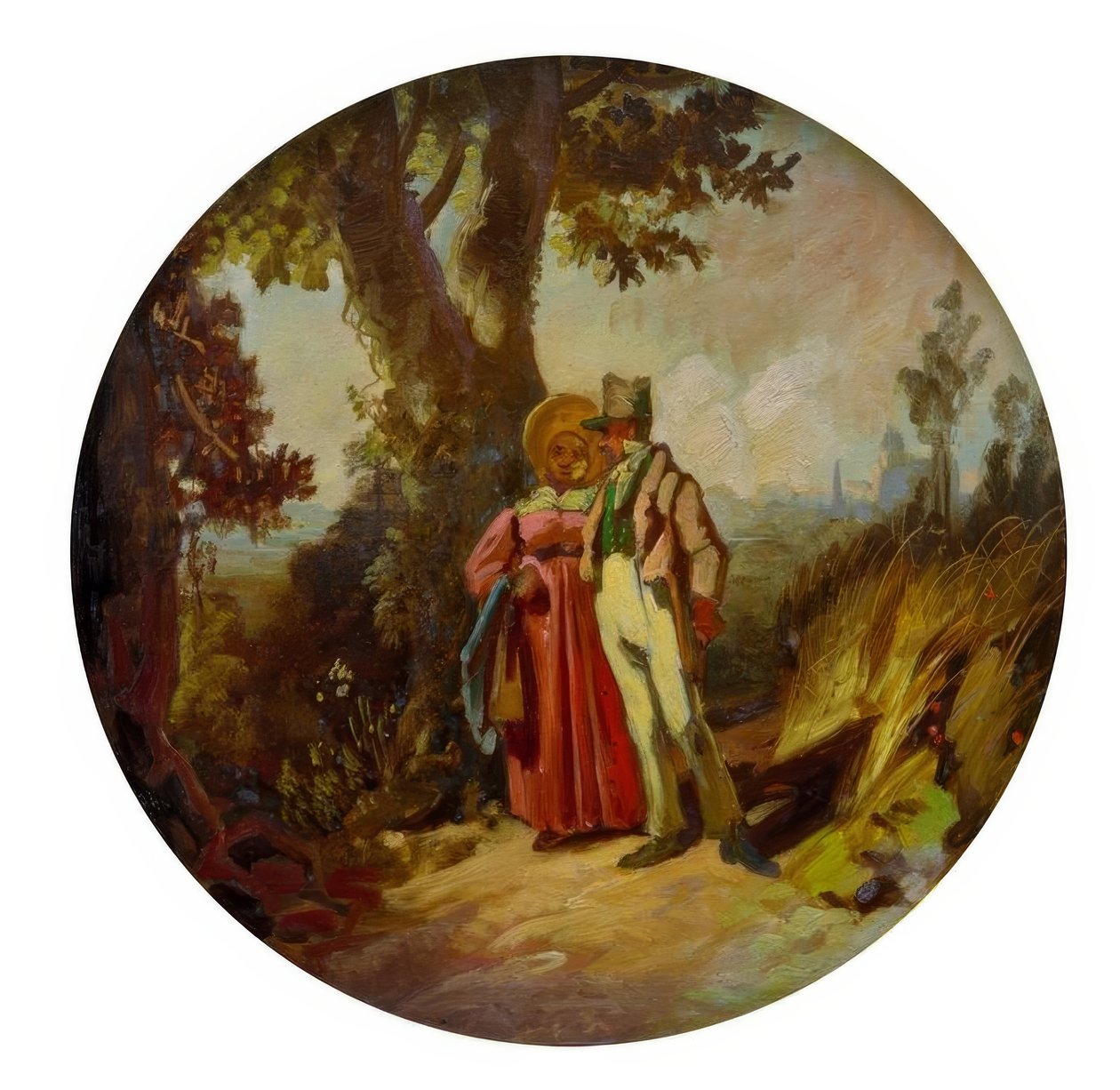 Vandrende borgerpar av Carl Spitzweg