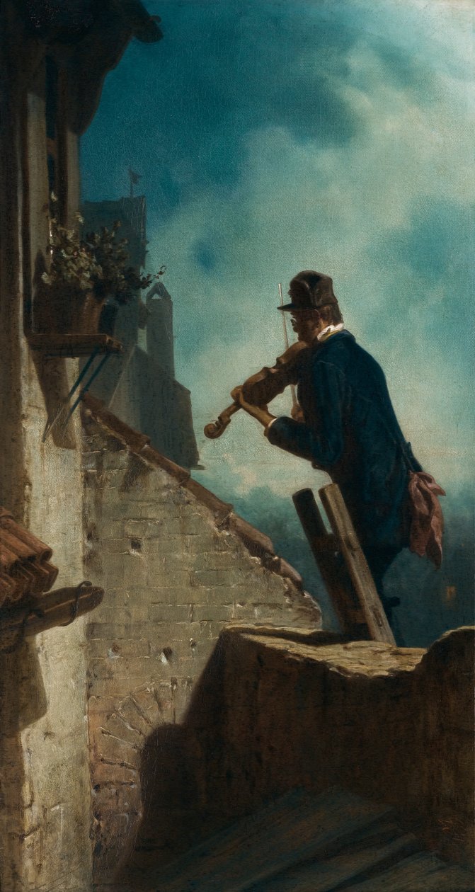 serenade av Carl Spitzweg