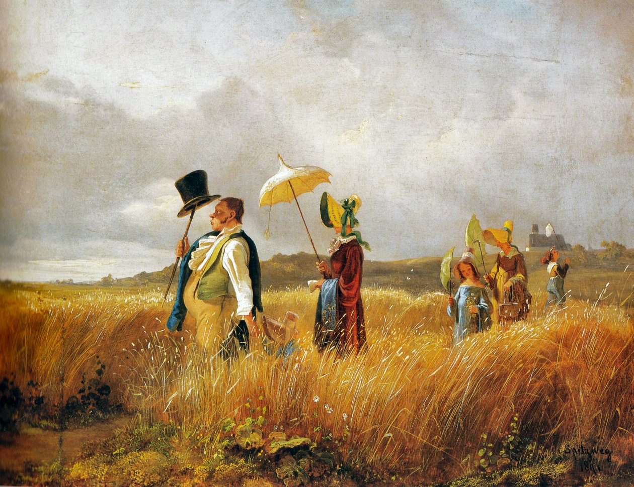 Søndagstur av Carl Spitzweg