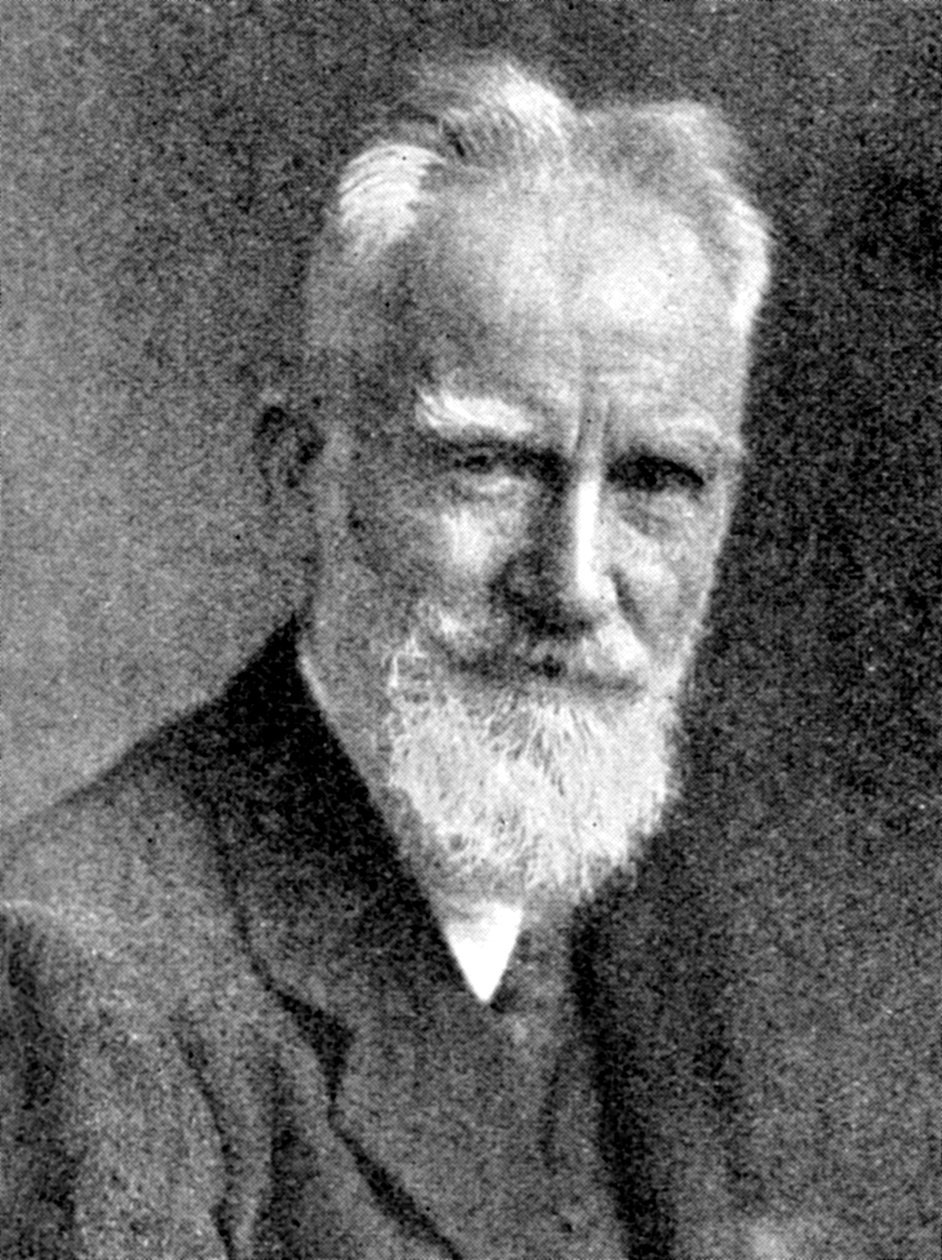 George Bernard Shaw , britisk dramatiker, 1923. av Carl Vandyk