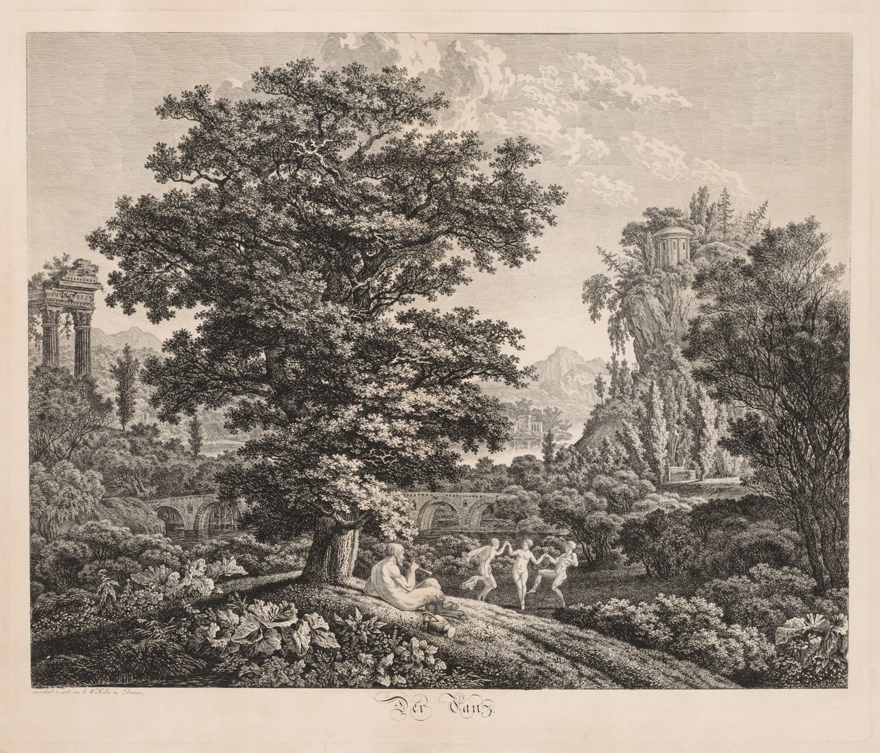 Dansen, 1799. av Carl Wilhelm Kolbe I