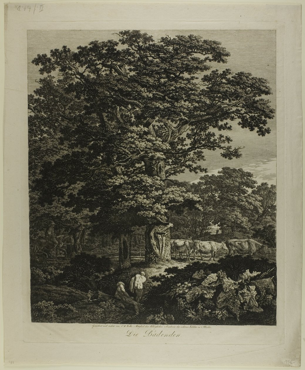 Badende av Carl Wilhelm Kolbe, the elder