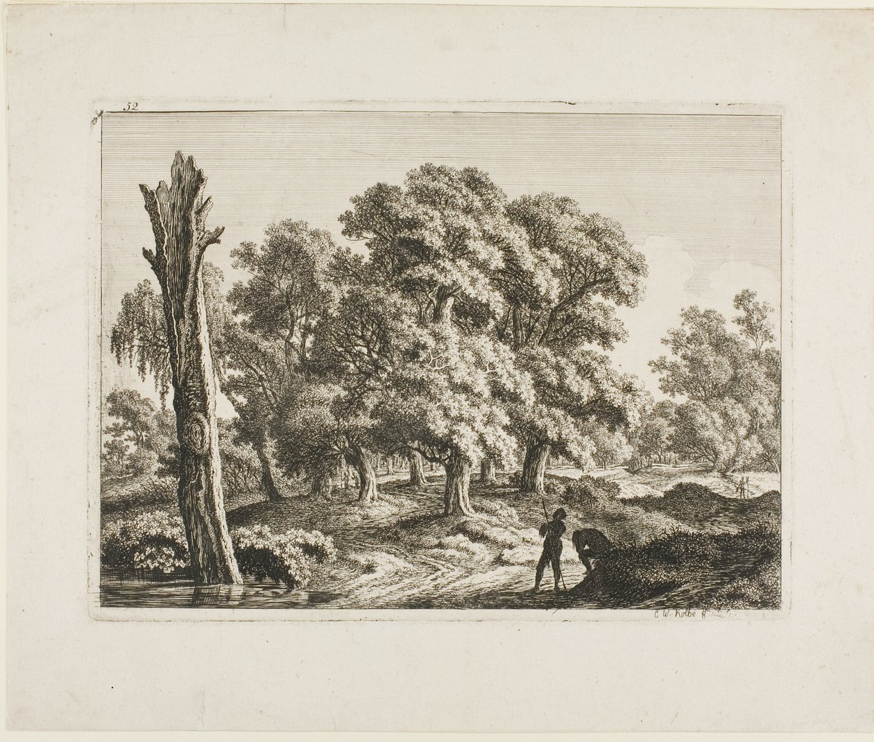 Landskap av Carl Wilhelm Kolbe, the elder