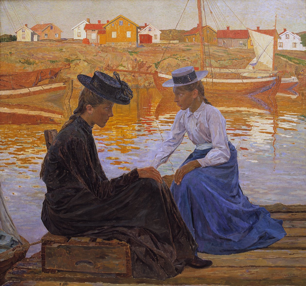 The Bay, 1901 av Carl Wilhelm Wilhelmson