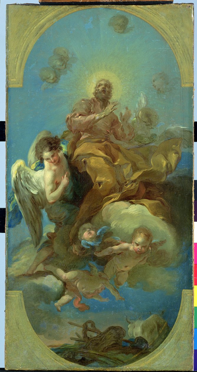 Den hellige Isidors erklæring (ca. 560-636) av Carle van Loo