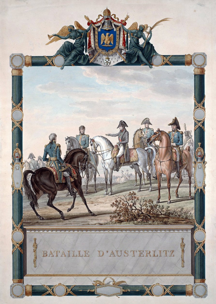 Slaget ved Austerlitz 2. desember av Carle Vernet