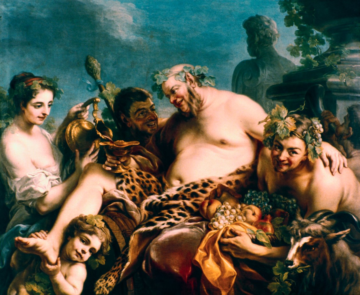 Drunken Silenus, 1747. av Carle van Loo