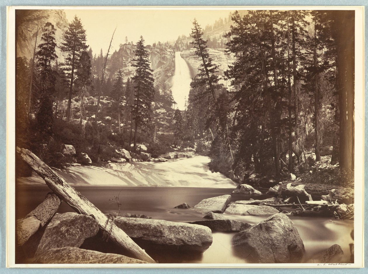 Nevada Fall, Yosemite av Carleton E. Watkins