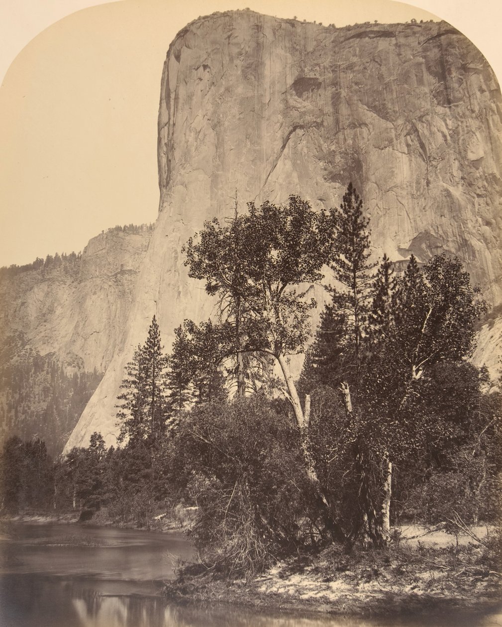 Tutucanula, El Capitan, 1861. av Carleton Emmons Watkins