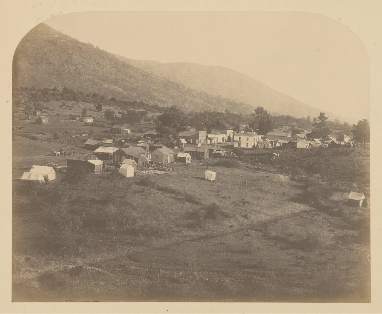 Bear Valley - Øst av Carleton Watkins
