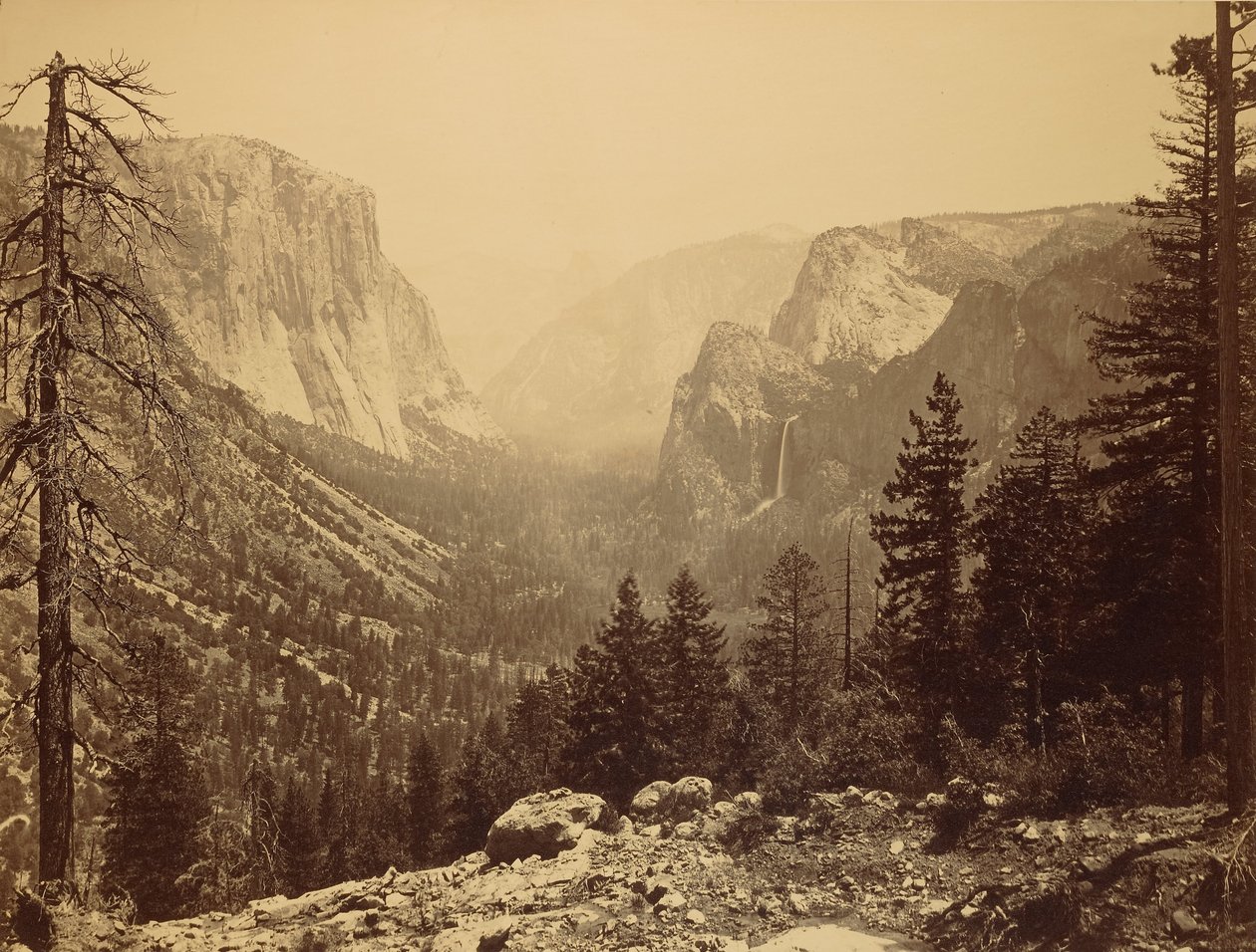 Yosemite Valley fra Inspiration Point av Carleton Watkins