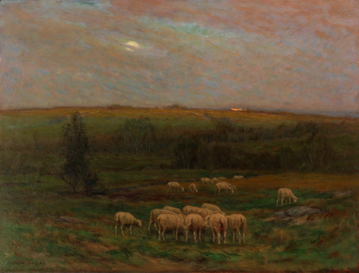 Kveld etter en dusj, nd av Carleton Wiggins