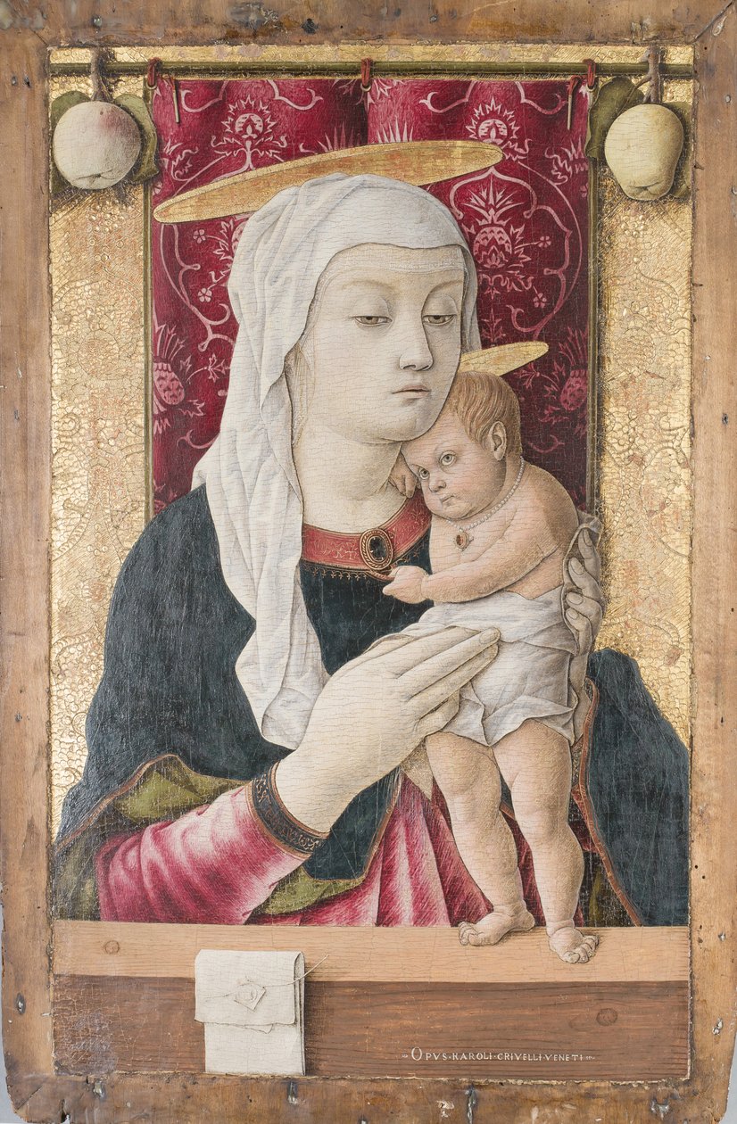 Madonna og barn, ca. 1468 (tempera og olje på panel) av Carlo Crivelli