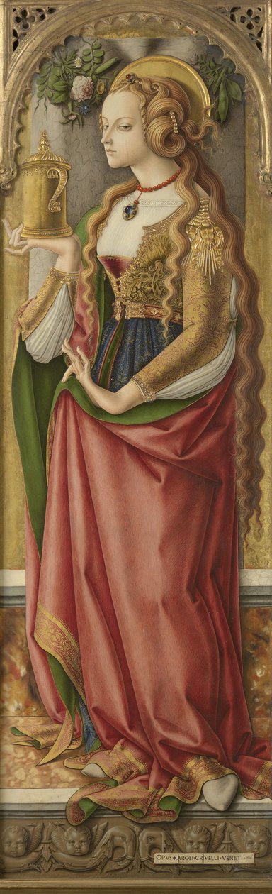 Maria Magdalena, ca. 1480 (tempera på panel) av Carlo Crivelli