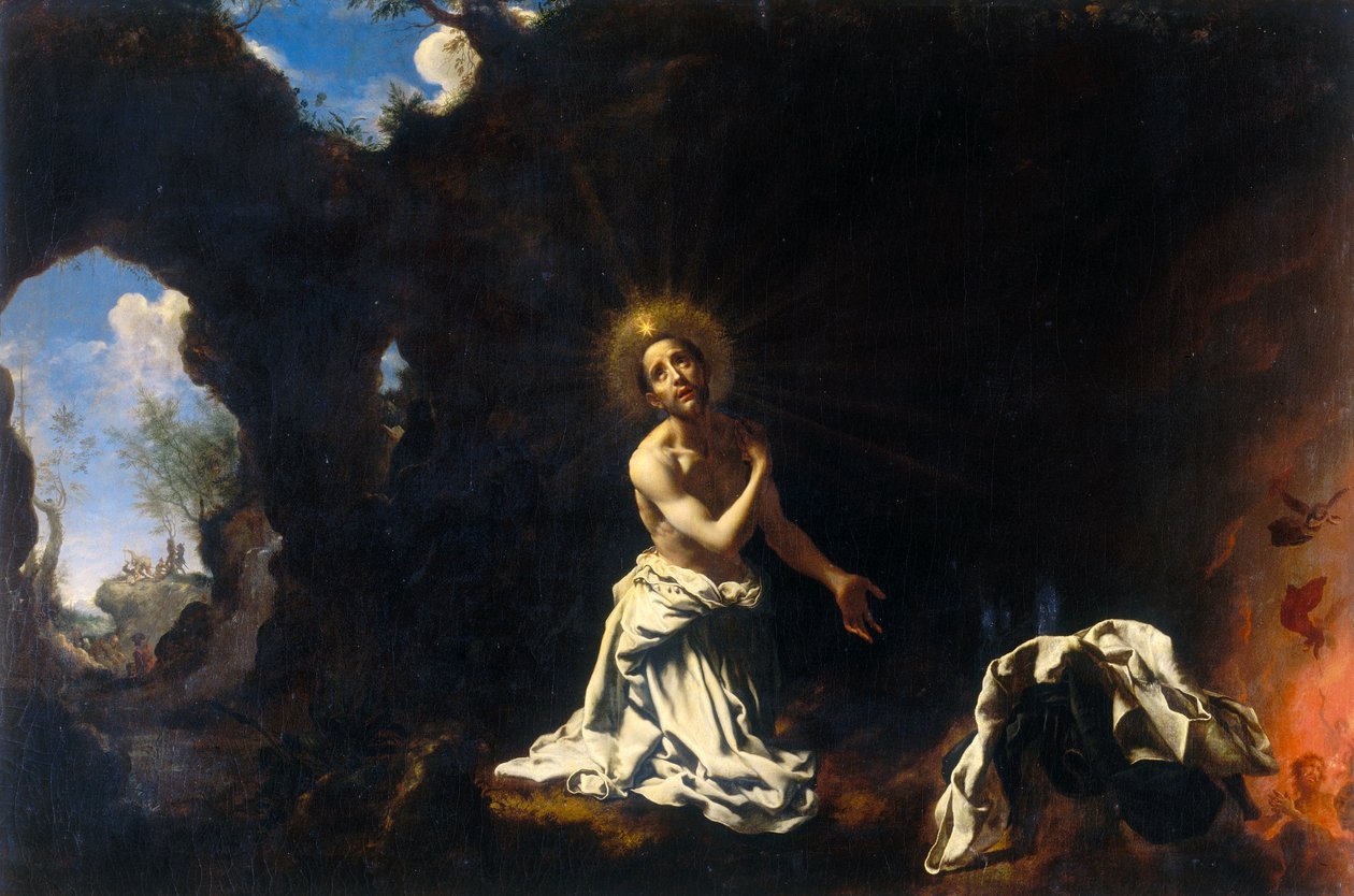 St. Dominic den botferdige av Carlo Dolci