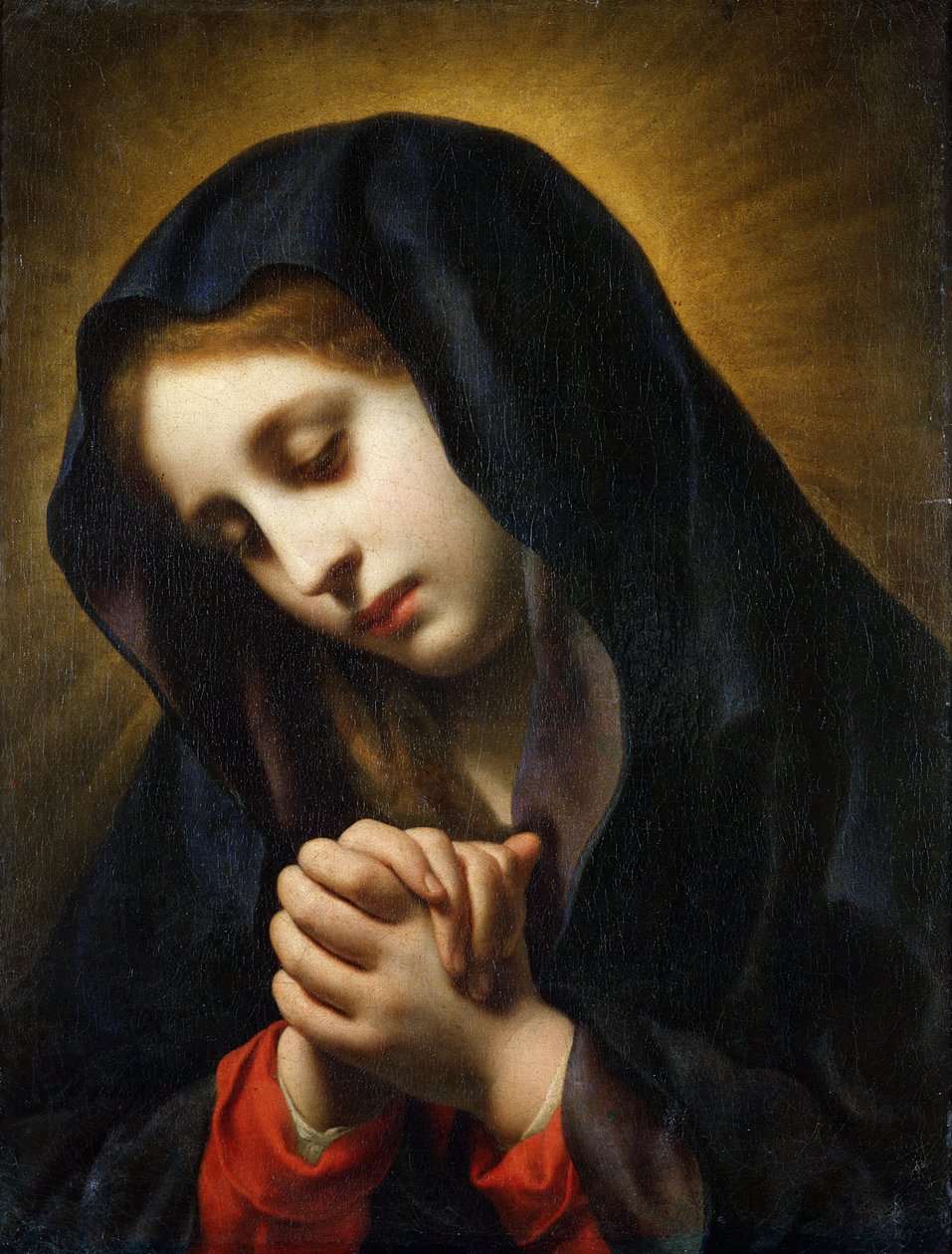 Bebudelsens jomfru, ca. 1653-55 av Carlo Dolci