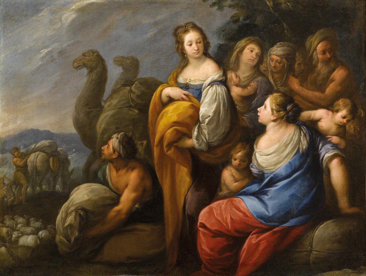 Rachel skjuler idolene av Carlo Francesco Nuvolone