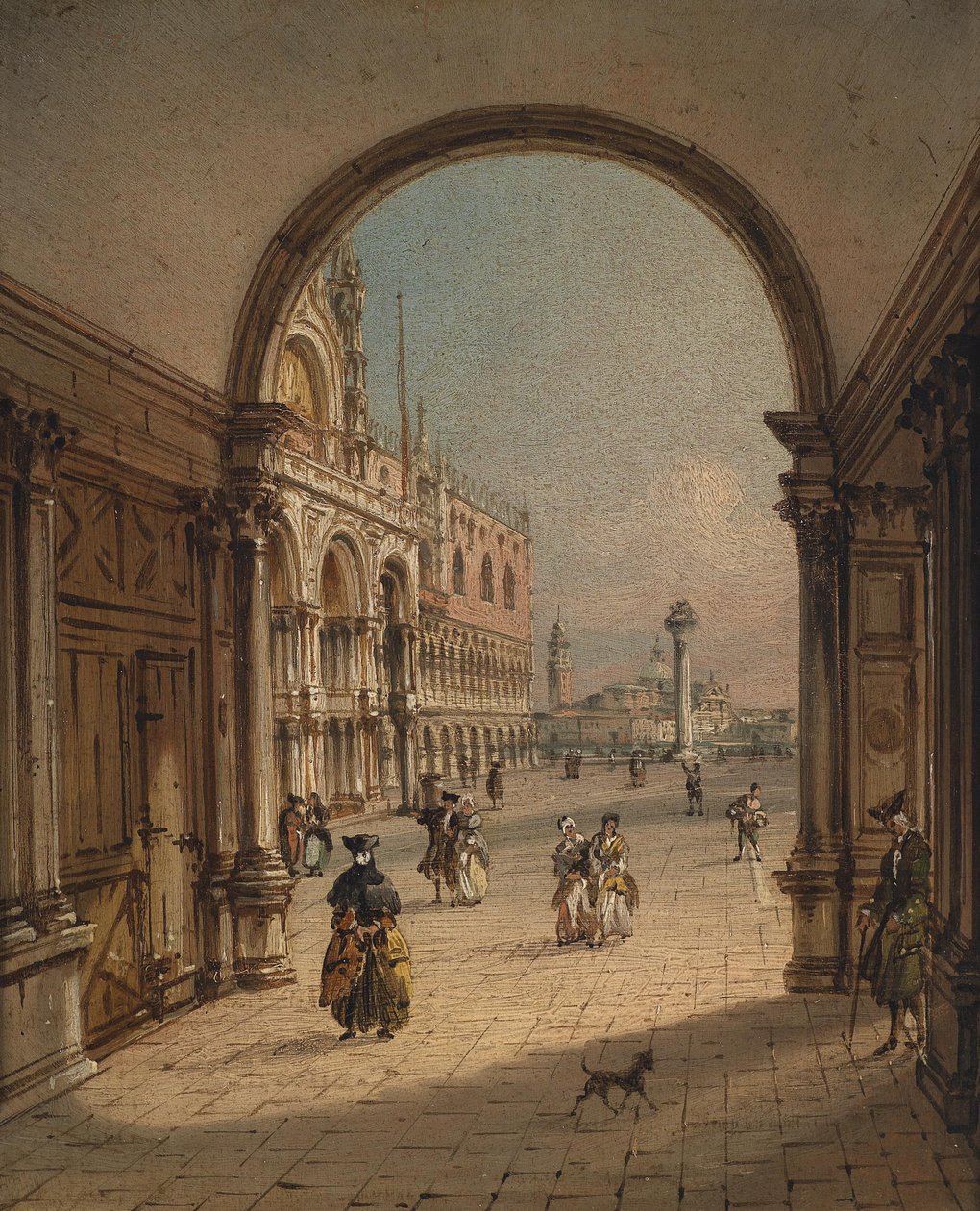 Venezia, utsikt over Piazzetta San Marco av Carlo Grubacs