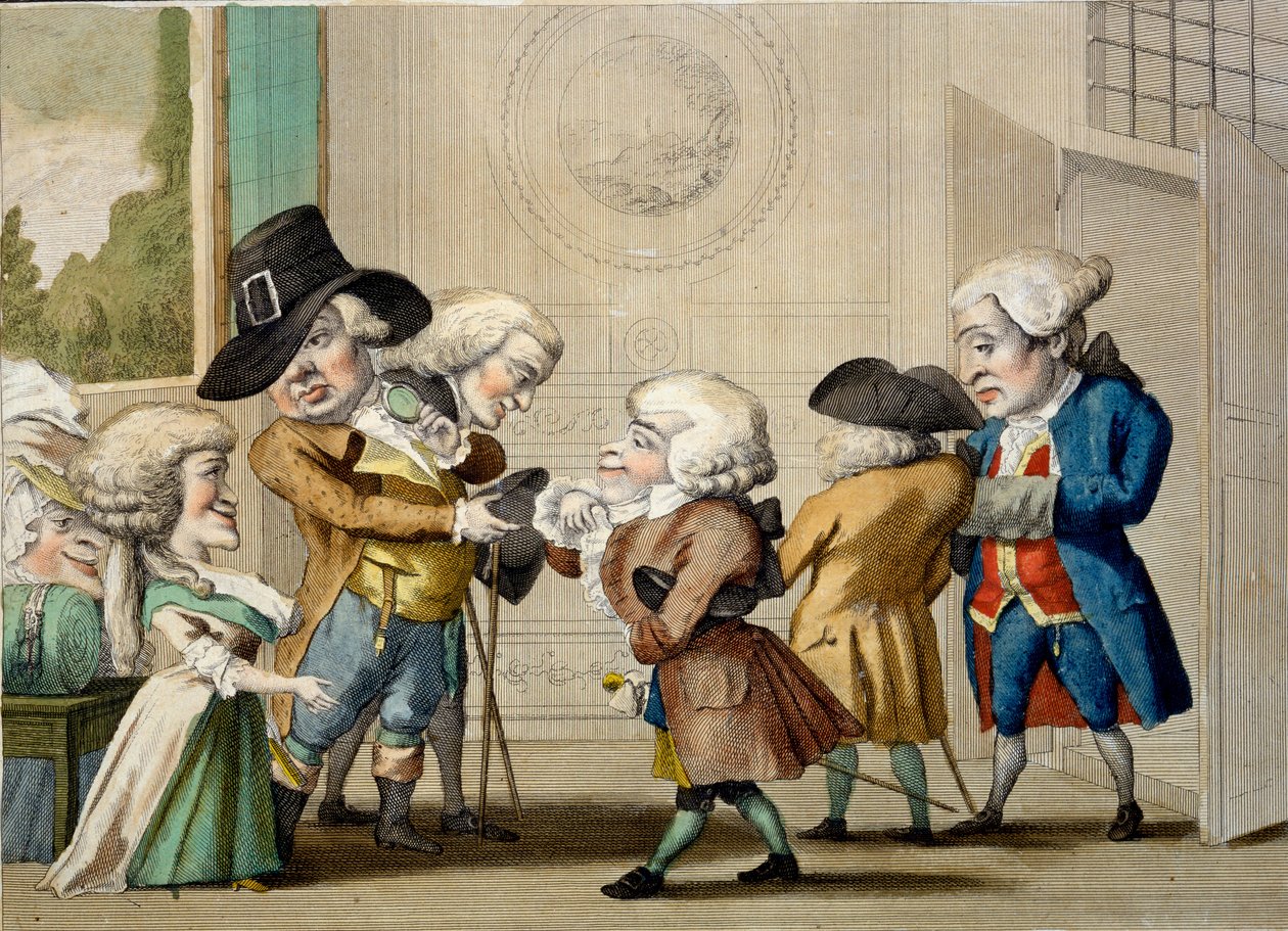 The First Approach, ca. 1790 (håndfarget gravering) av Carlo Lasinio