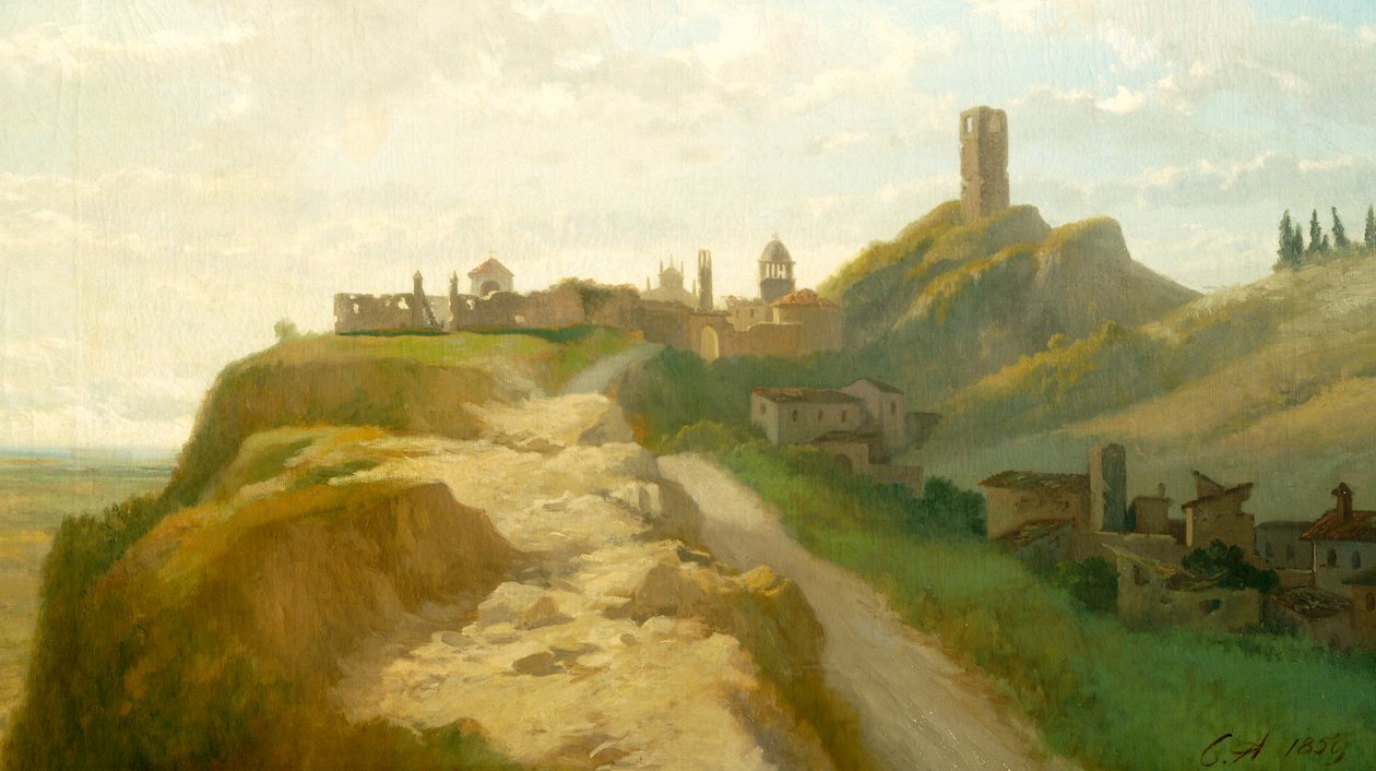 Solferinos stilling, av Carlo Ademollo (1824-1911). av Carlo Ademollo