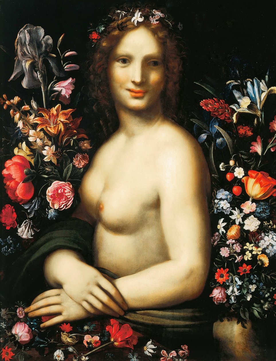 Flora La Nuda, ca. 1600. av Carlo Antonio Procaccini