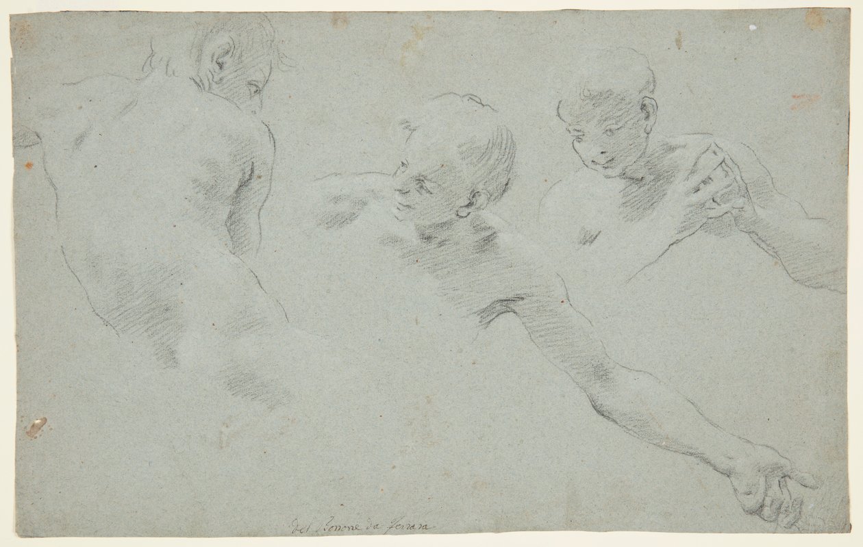 Figurstudier av Carlo Bononi