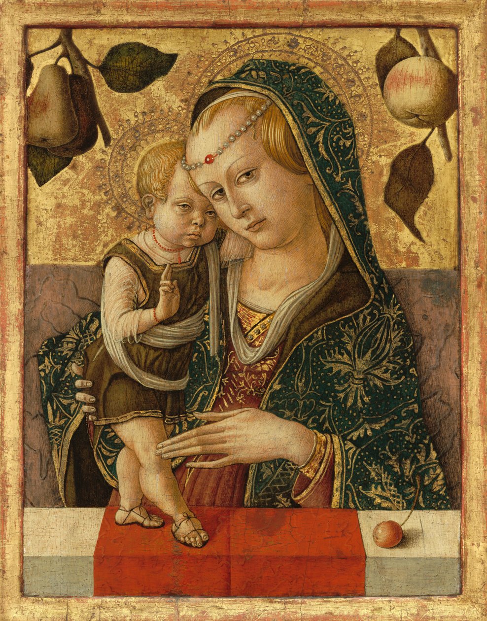 Madonna og barn av Carlo Crivelli