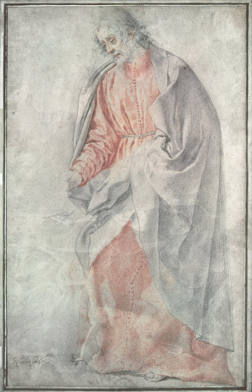 En apostel, (pastell) av Carlo Dolci