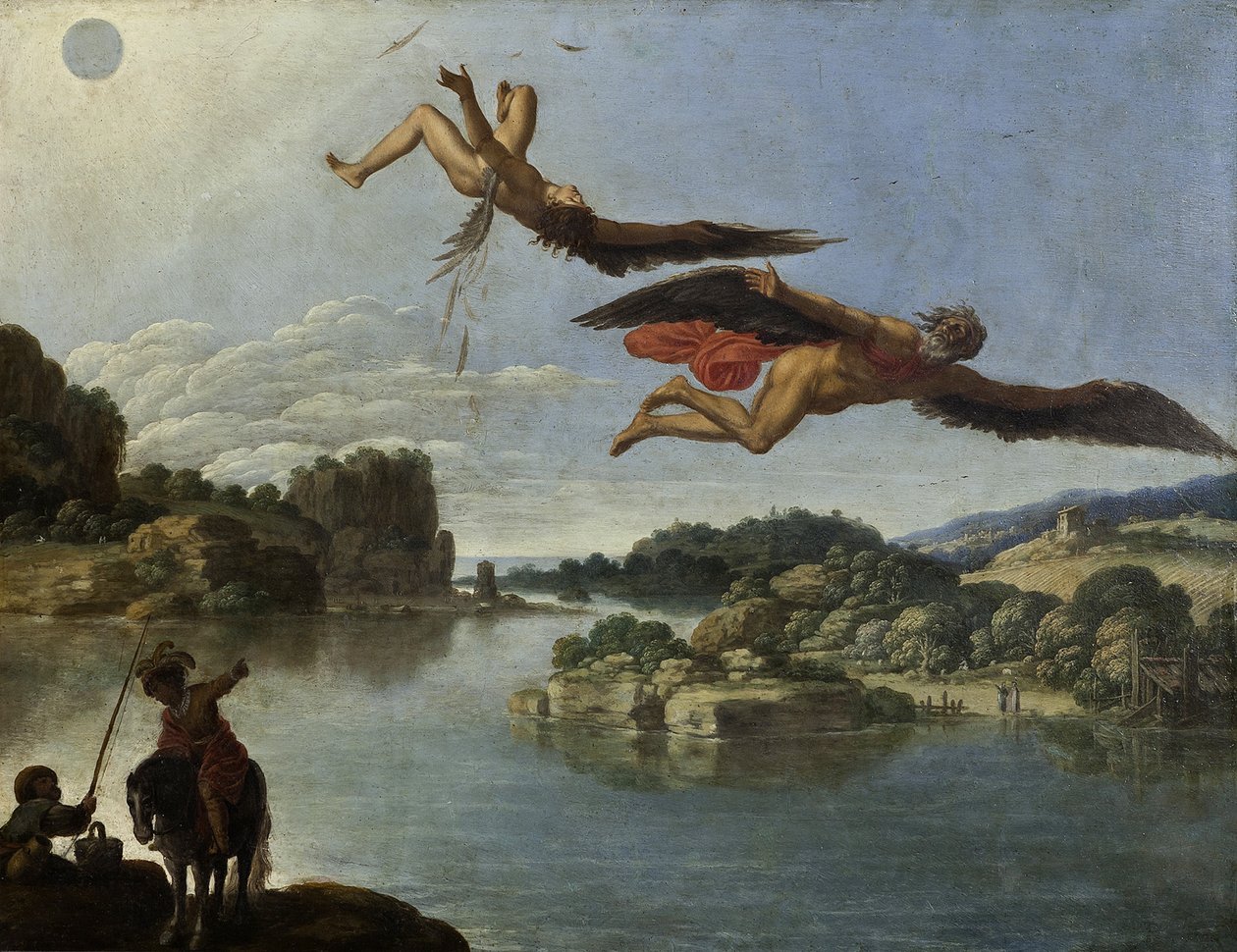 Ikaros fall av Carlo Saraceni