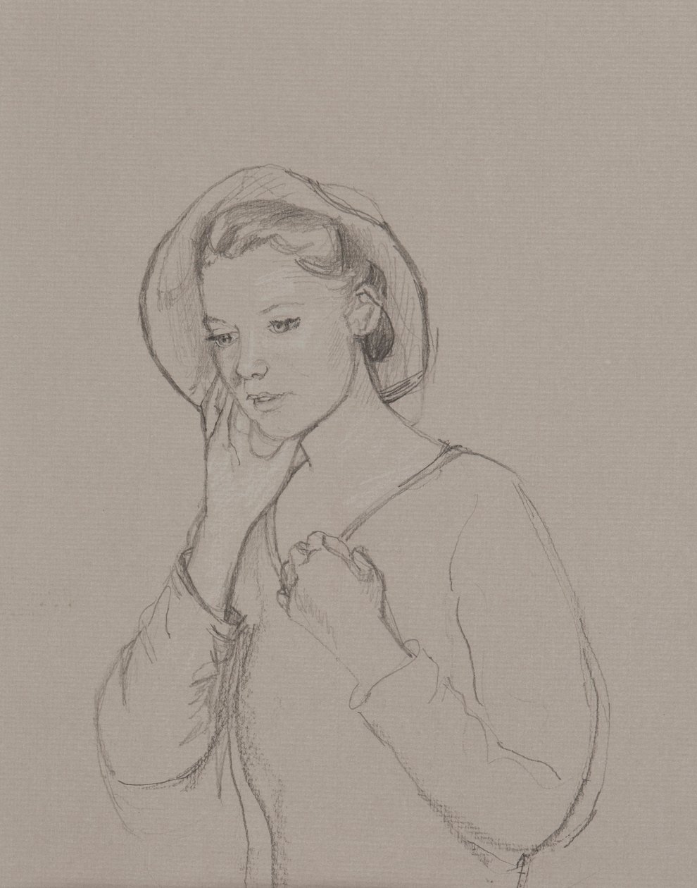 Studie for Elizabeth Bennet, 2011 av Caroline Hervey Bathurst
