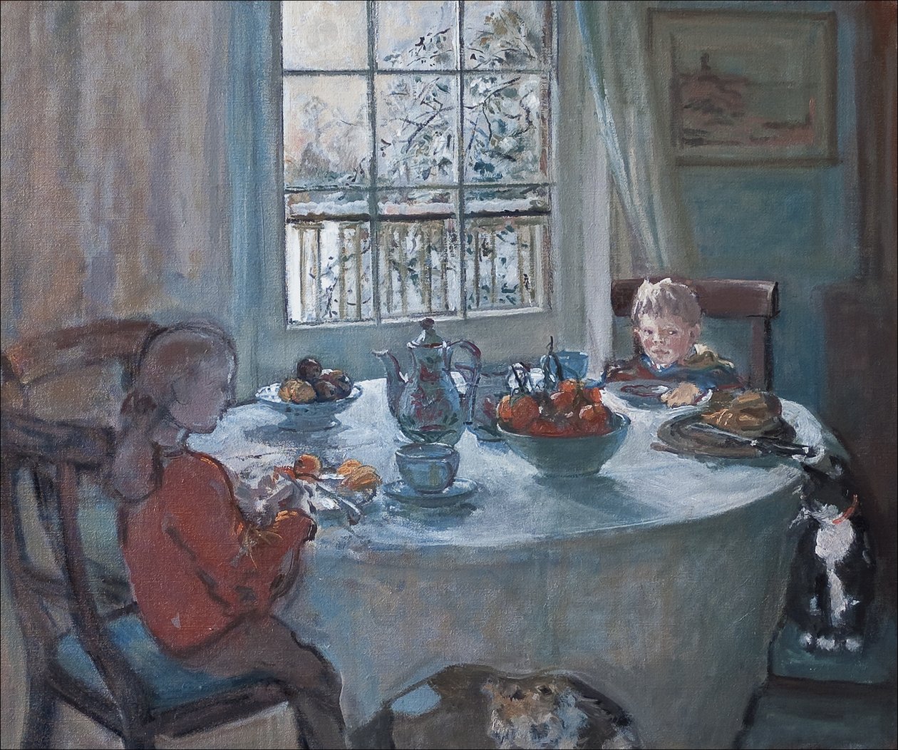 Frokostbordet, 2001 av Caroline Hervey Bathurst