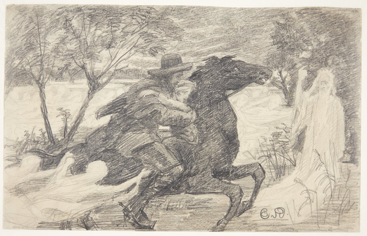Motiv fra Goethes "Erlkönig" av Caroline van Deurs