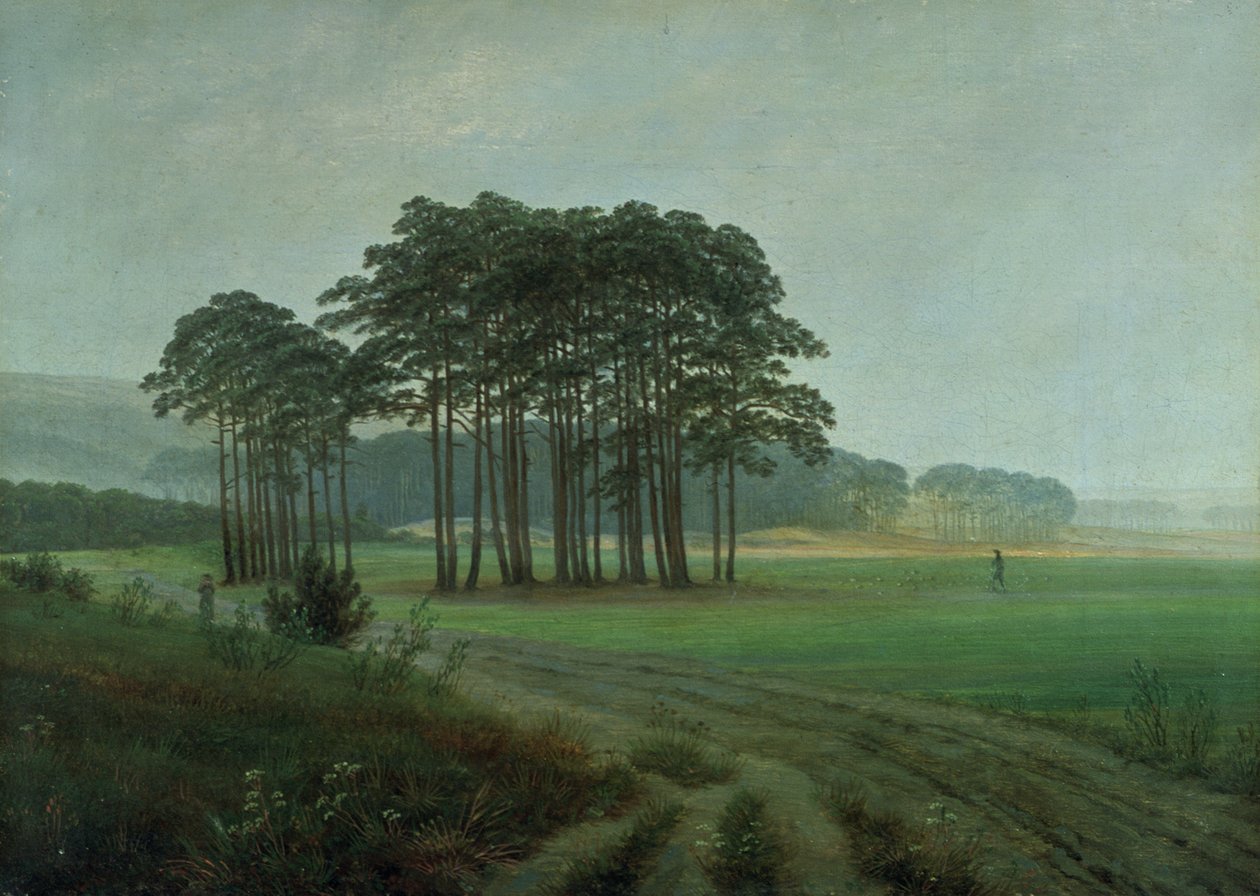 Middag, 1820-25 av Caspar David Friedrich