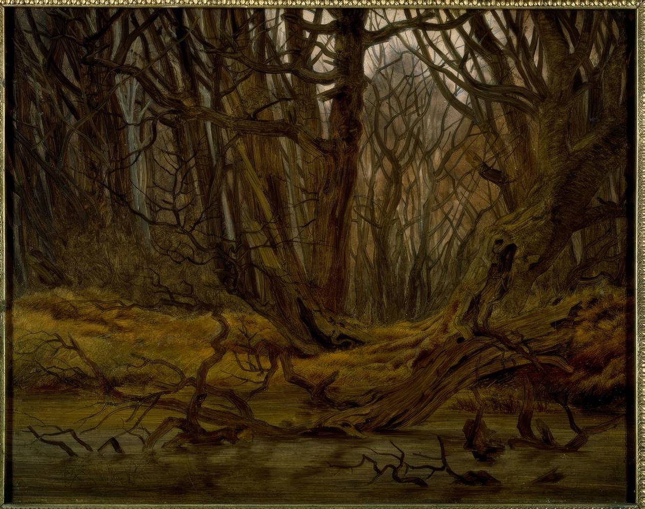 Skog på senhøsten av Caspar David Friedrich